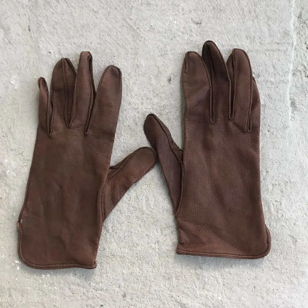 Vintage Deerskin gloves